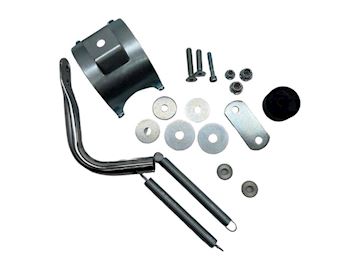 Exhaust cup compleet with bracket Mini