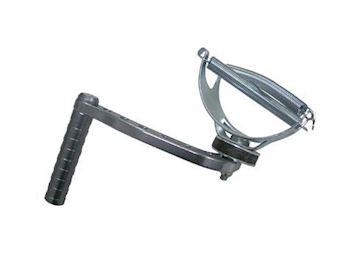 Exhaust cup complete with bracket aluminium