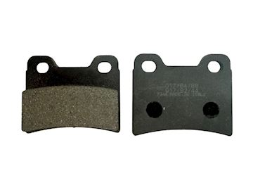 Rear brake pad hard black set 2-pc