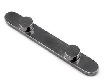 Axle key 8X50 with 2-pins 34mm VM