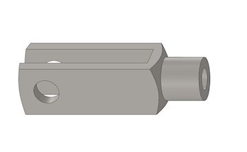 Long fork for brake rod
