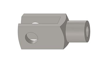 Fork short for brake rod 6mm