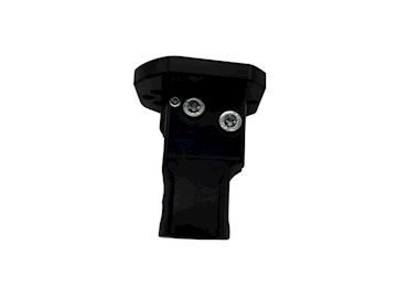 Adjustable short steering wheel boss black anodized RR