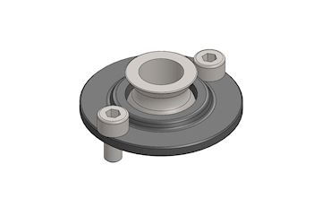 Eccentrix Evo for stub axle 0° M10 Lower Sphere