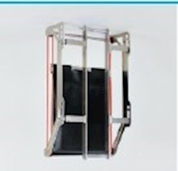 Radiator screen and support black large X30 Iame