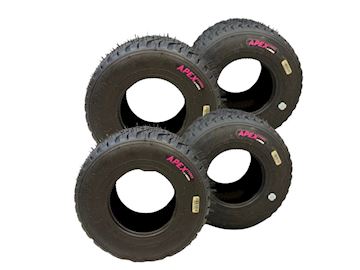 Kart tyres rain Apex WT set