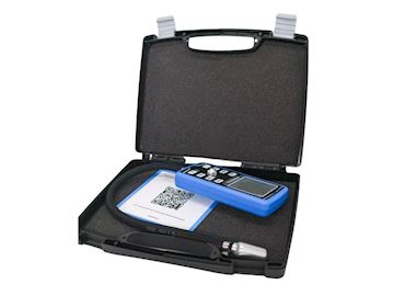Prisma tire pressure gauge with infrared pyrometer
