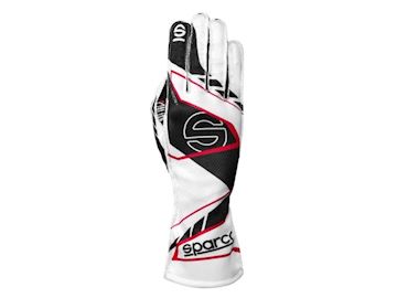 Kart handschoenen Sparco K-Arrow wit/zwart