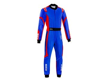 Sparco thunder advanced overall blauw/rood