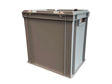 Engine box for kart engines grey